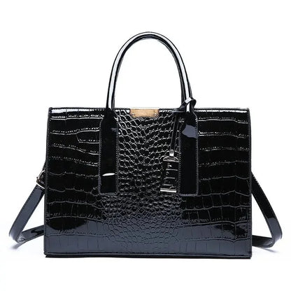 Women's Crossbody Hard PU Crocodile Leather Bag