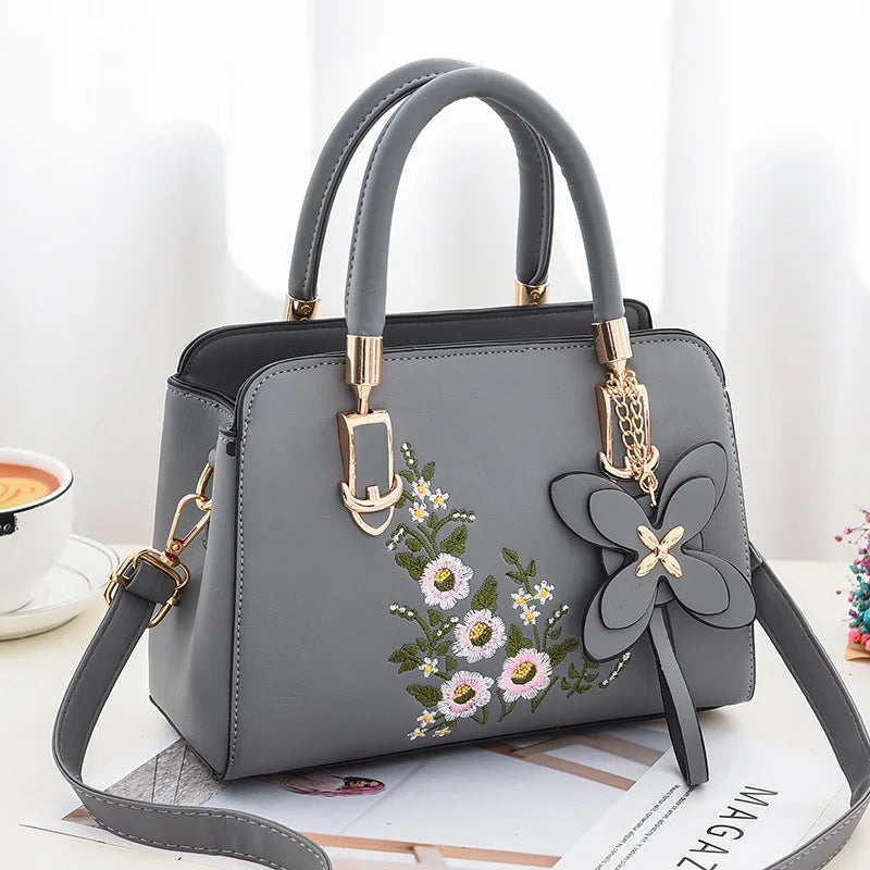 Women Embroidery Satchels Shoulder Bags