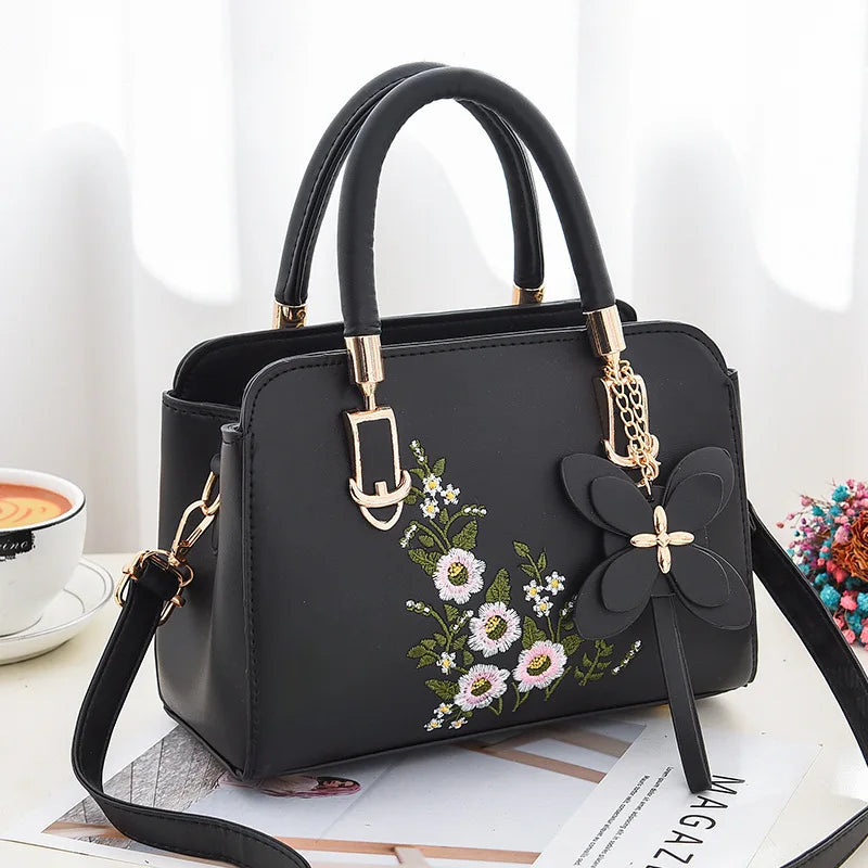 Women Embroidery Satchels Shoulder Bags