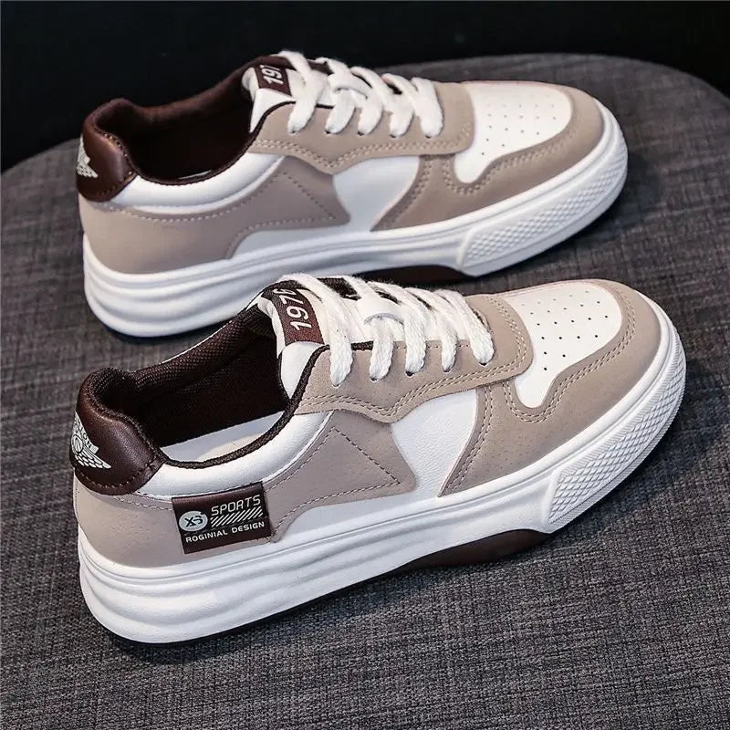 Women's Fleece-Lined Thick Sole Flat Sneakers
