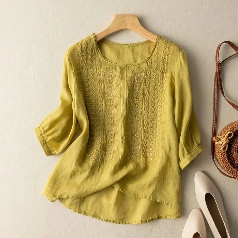 Women Floral Cotton Blouse