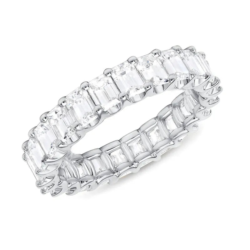 Women's Micro Paved CZ Square Rings