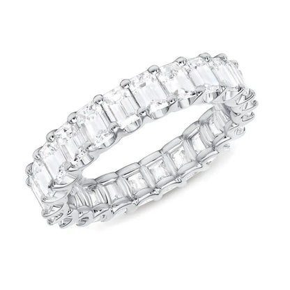 Women's Micro Paved CZ Square Rings