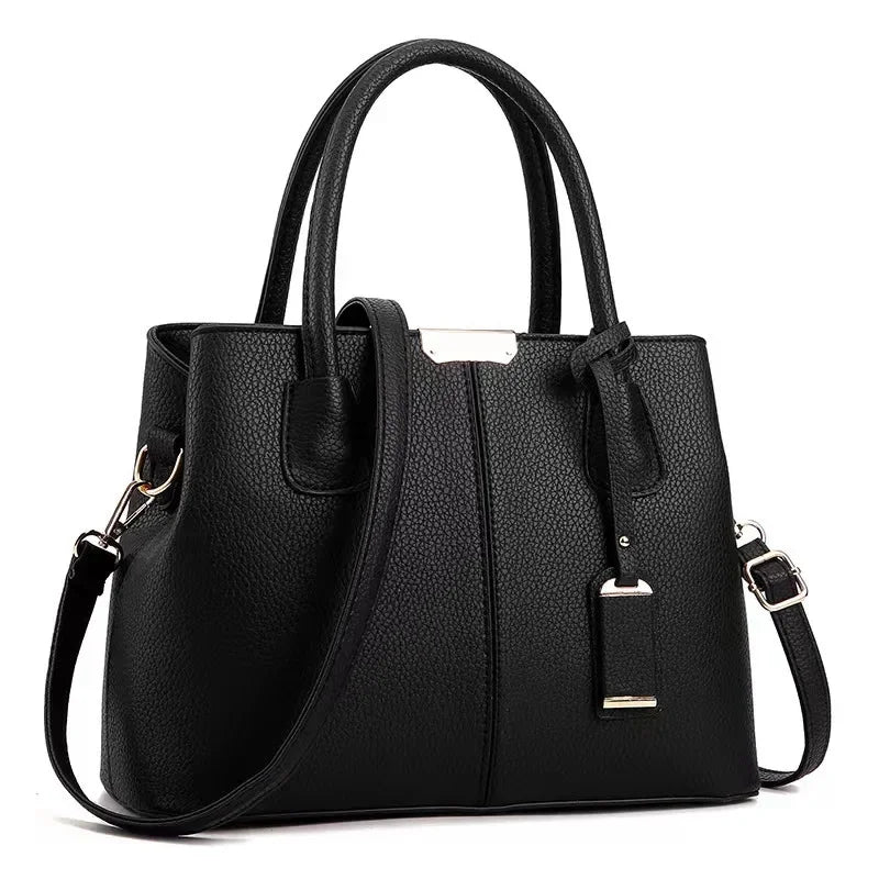 Women's Minimalist PU Leather Tote Bag