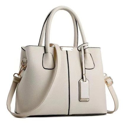 Women's Minimalist PU Leather Tote Bag