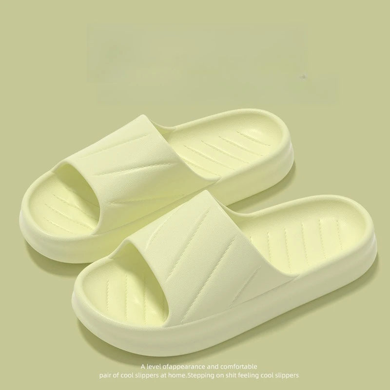 Women's Non-Slip Indoor Outdoor Round Flat Slippers