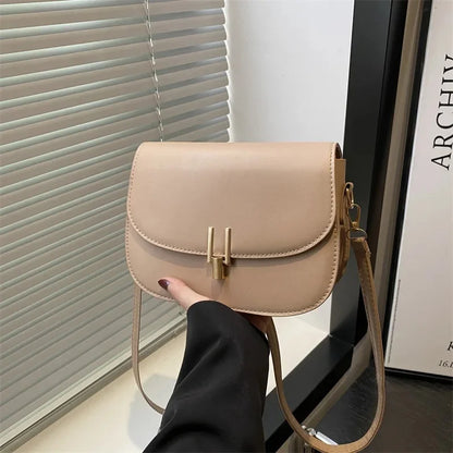 Women's Retro Stripe Single Shoulder Satchel Bag