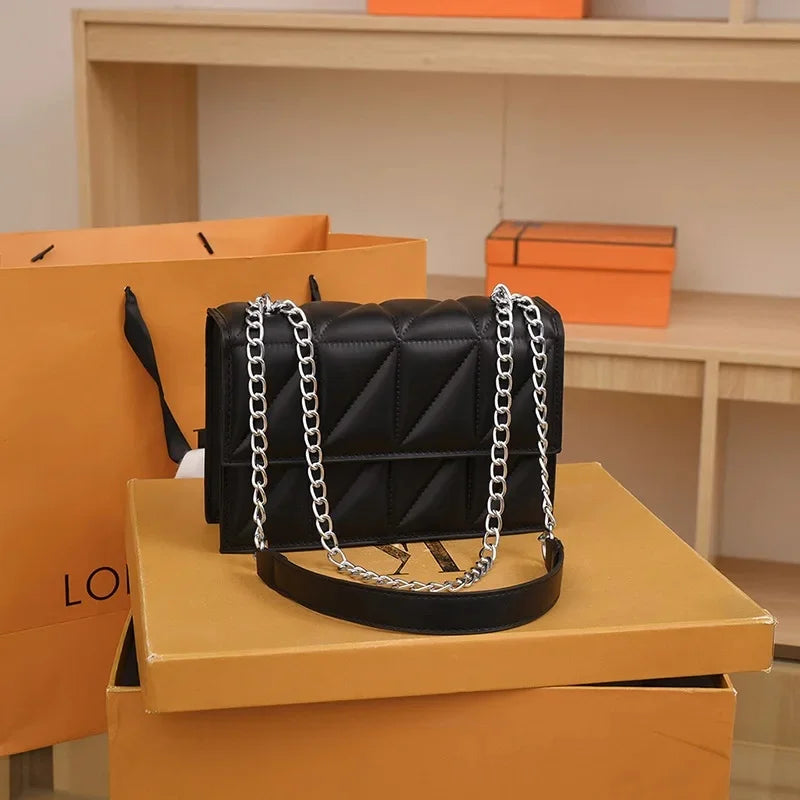 Women's Single Shoulder Diamond Crossbody Ba