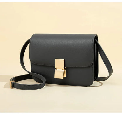 Women's Solid Color Genuine Leather Shoulder Bags