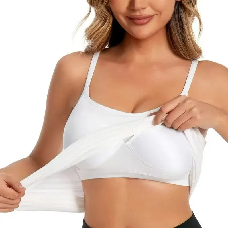 Women's Solid Colors Padded Wrap Bra Underwear