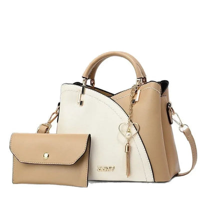 Women's Splicing Color Crossbody Bag