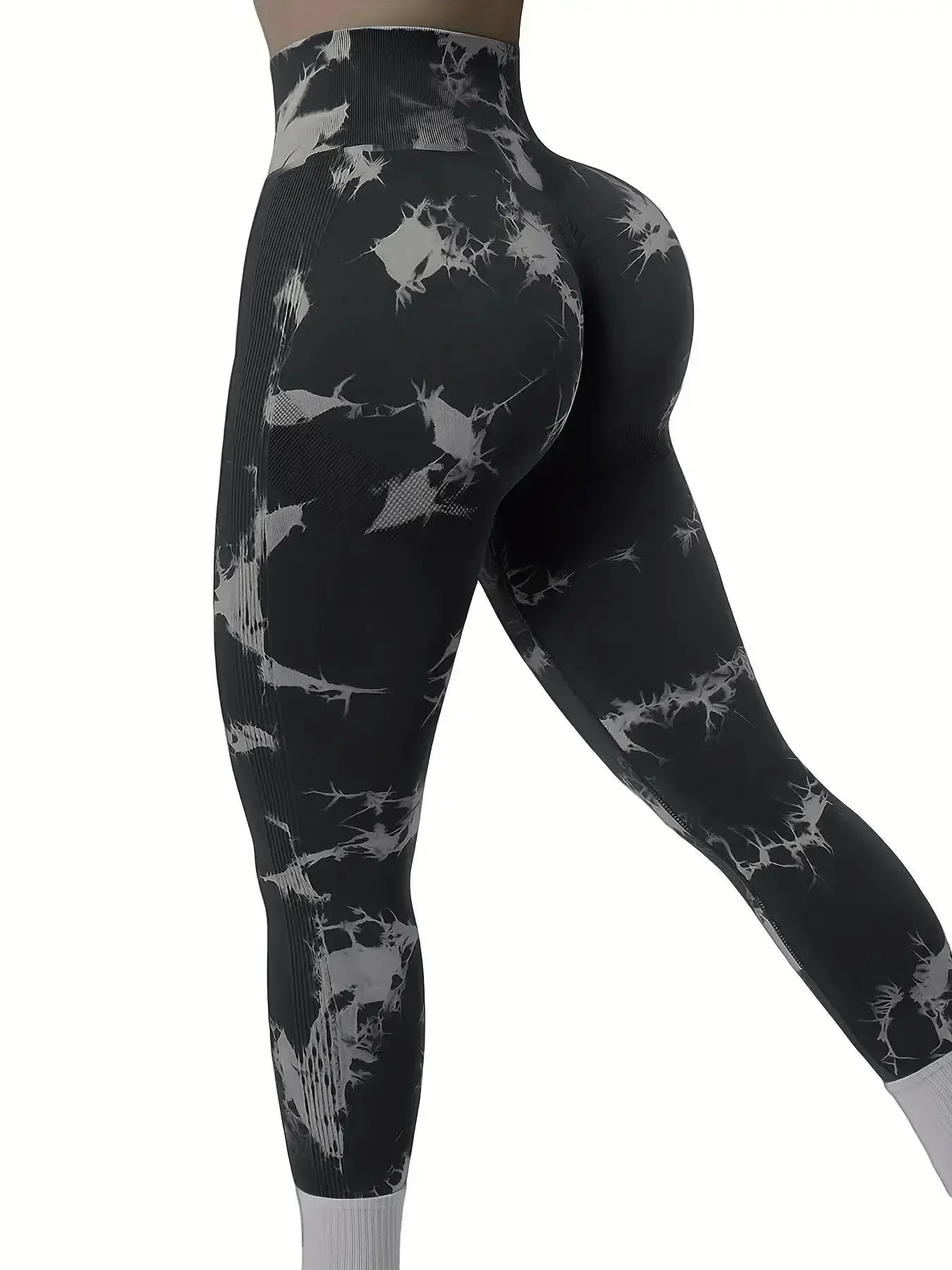 Women's Tie-Dye Seamless Peach Butt High Waist Legging