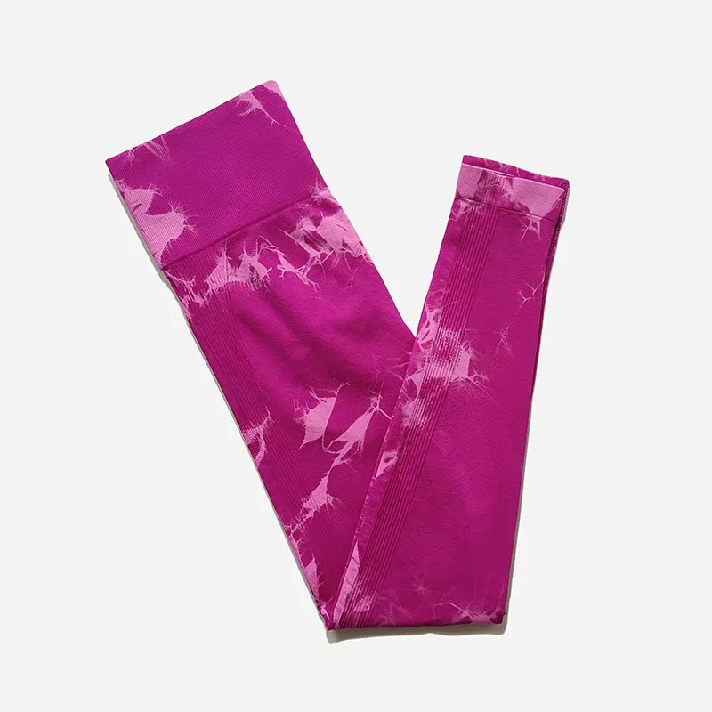Women's Tie Dye Seamless Gym Leggings