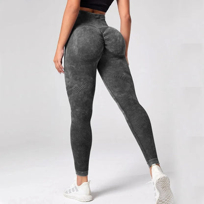 Women's Yoga Push Up Bubble Leggings