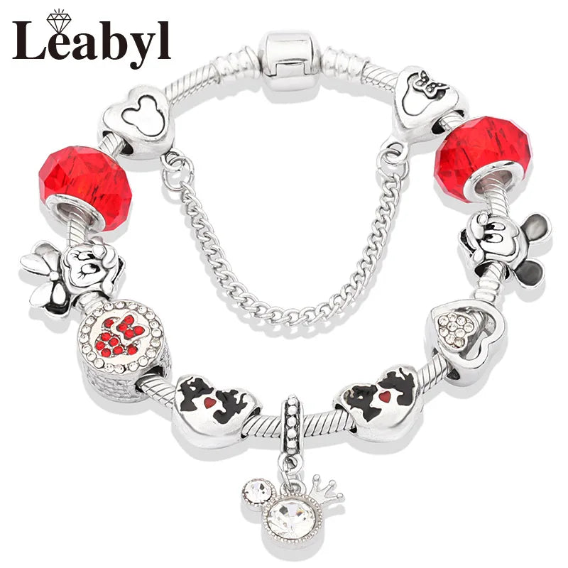 Women's Beaded Charm Bracelet