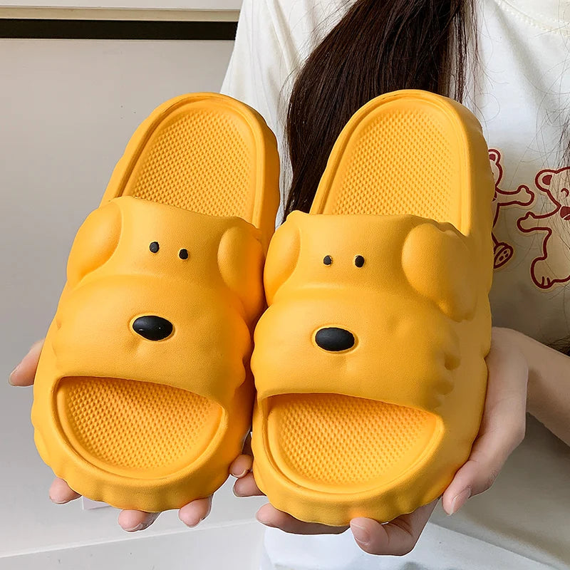 Women's Cartoon Shape Beach Thick Sole Flip Flops