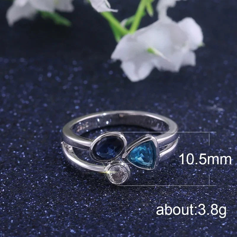 Women's Couple Irregular Stone Rings