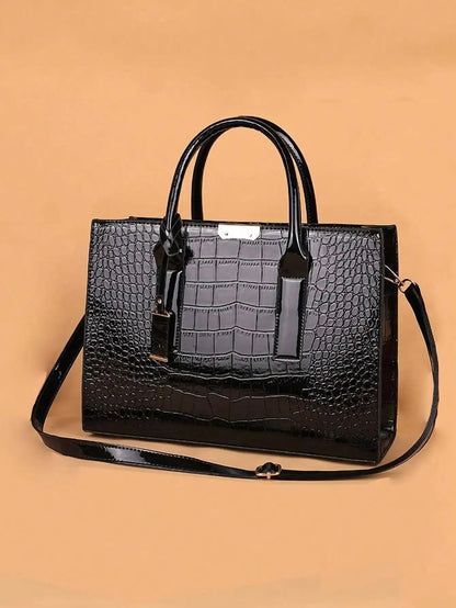Women's Crocodile Shoulder Bag