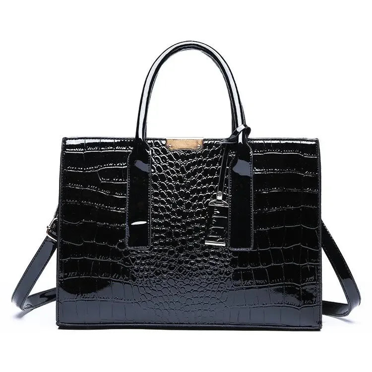 Women's Crossbody Hard PU Crocodile Leather Bag