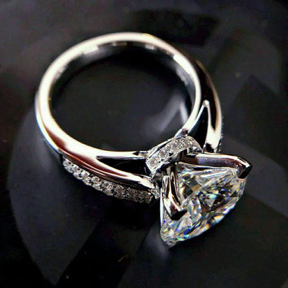 Women's Crystal Zircon Wedding Ring