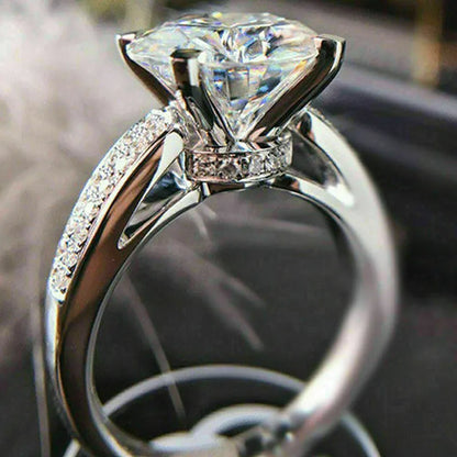 Women's Crystal Zircon Wedding Ring