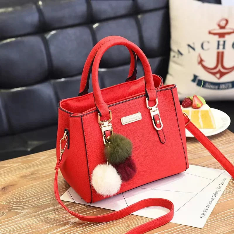 Women's Double Layer Portable One Shoulder Bag