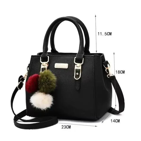 Women's Double Layer Portable One Shoulder Bag