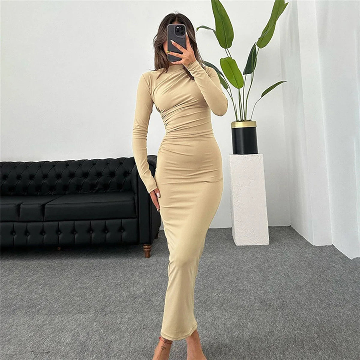 Women's Elegant LongSleeve Bodycons Party Dress