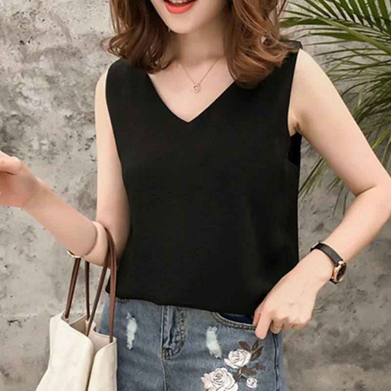 Women's Elegant Plus Size Chiffon Blouses