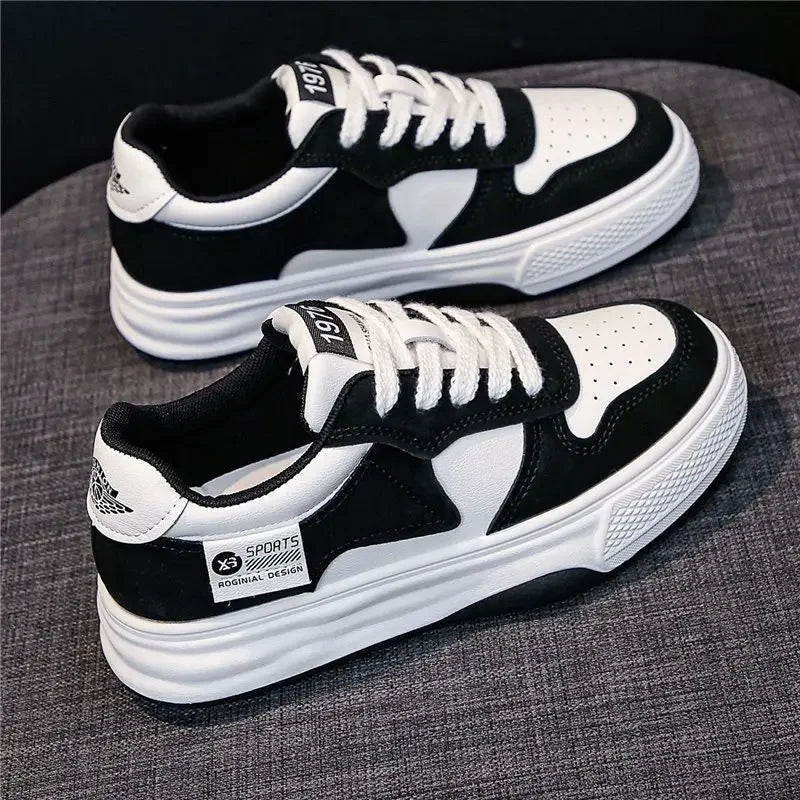 Women's Fleece-Lined Thick Sole Flat Sneakers