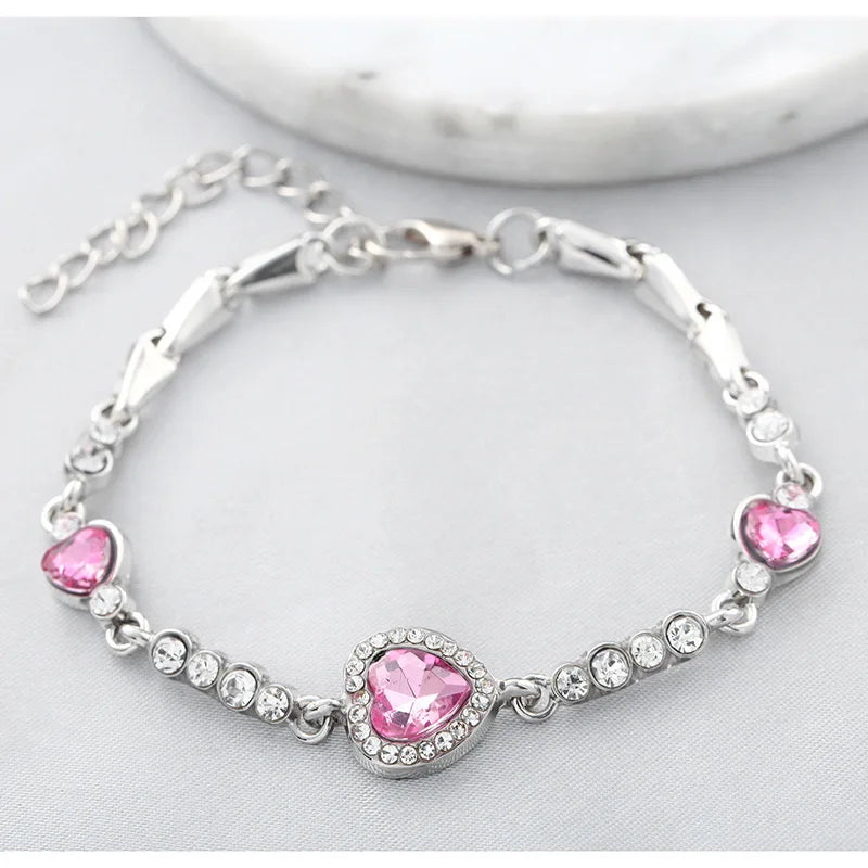 Women's Heart Beads Bracelets