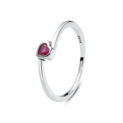 Women's Heart Couple Rings