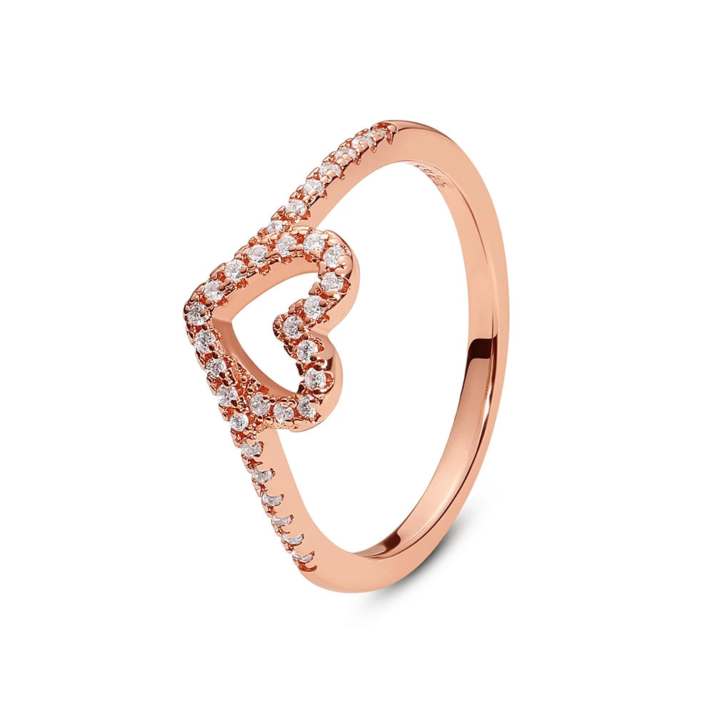 Women's Heart Couple Rings