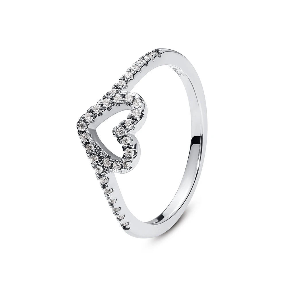 Women's Heart Couple Rings
