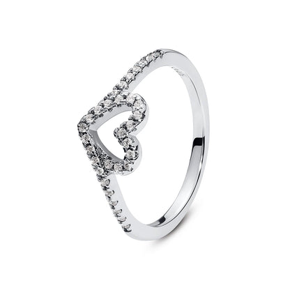 Women's Heart Couple Rings