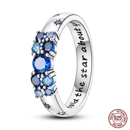 Women's Heart Crown Rings