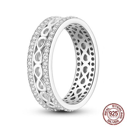 Women's Heart Crown Rings