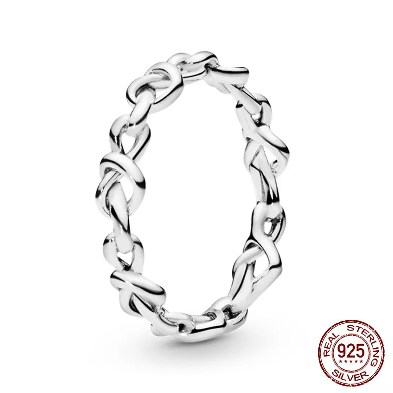 Women's Heart Crown Rings