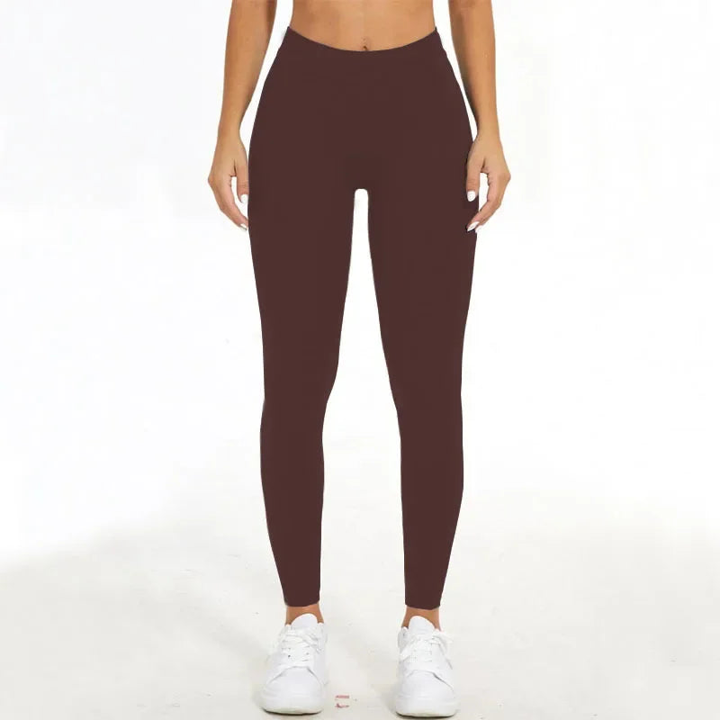 Women's High-Waist V-Back Yoga Leggings