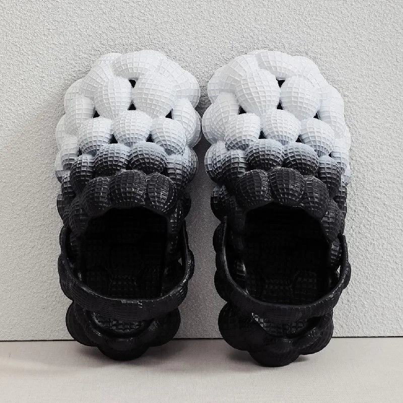 Women's Indoor Closed Toe Beach Bubble Ball Slippers
