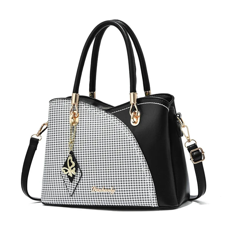 Women's Large Capacity Patchwork Handbags