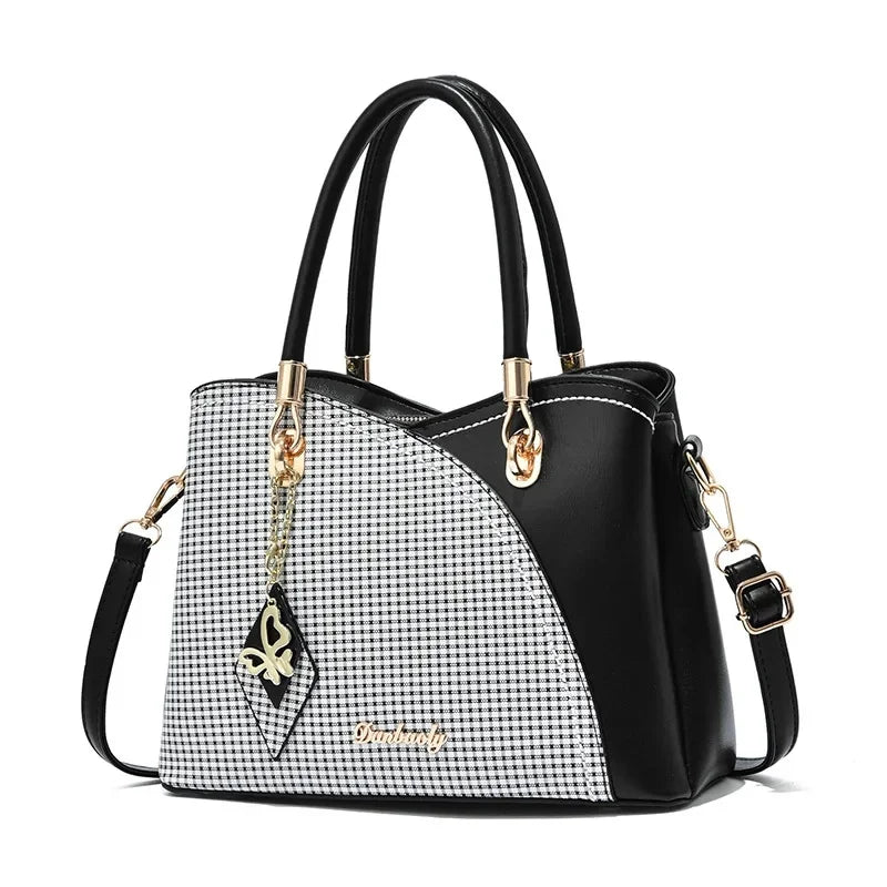 Women's Large Capacity Patchwork Handbags