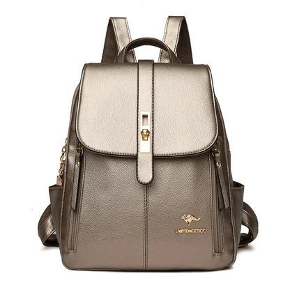 Women's Large Capacity Soft Leather Shoulder Bag