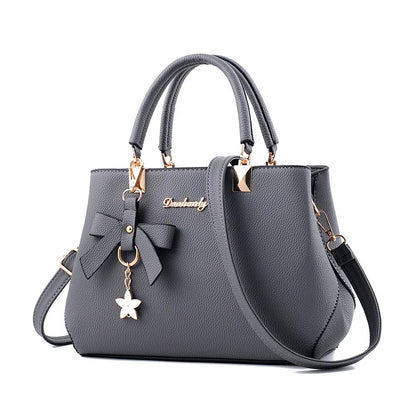 Women's Leather Designer Top Handle Handbag