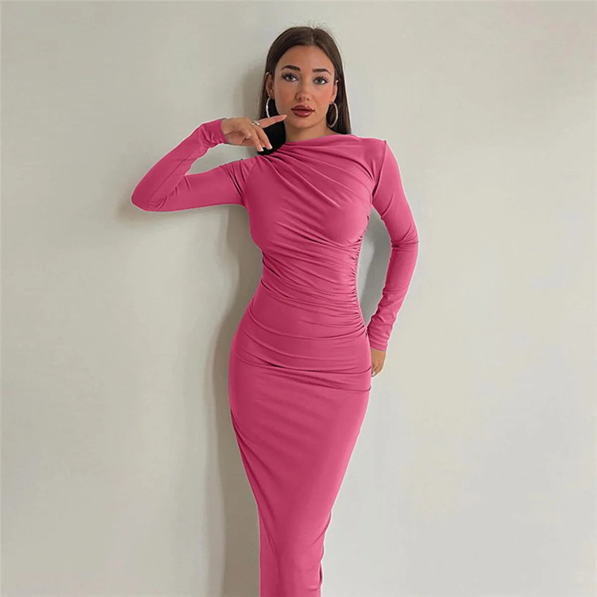 Women's Elegant LongSleeve Bodycons Party Dress