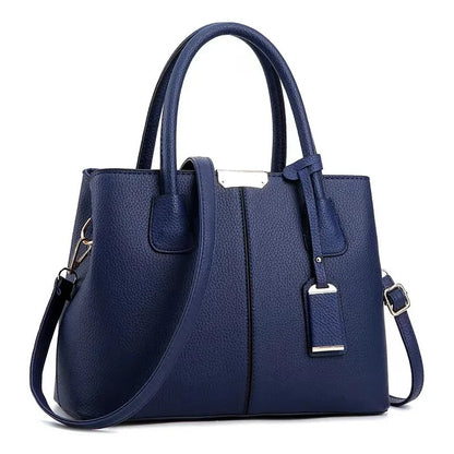 Women's Minimalist PU Leather Tote Bag