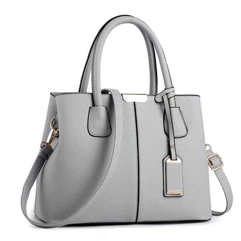 Women's Minimalist PU Leather Tote Bag