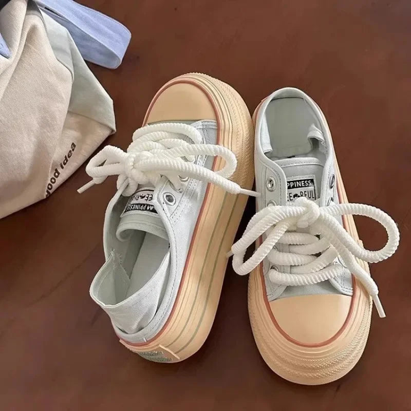 Women's Platform Chunky Thick Sole Sneakers