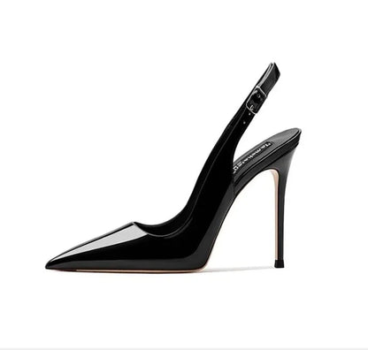 Women's Pointed Toe HighHeel Patent Leather Shoes