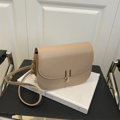 Women's Retro Stripe Single Shoulder Satchel Bag